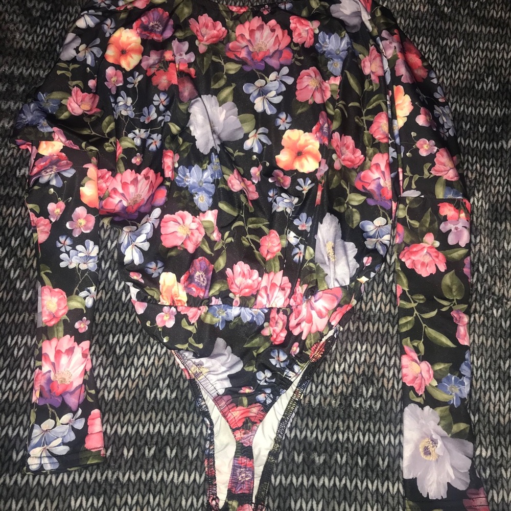 Missguided NEW Floral Bodysuit Sold - Picture 6 of 7